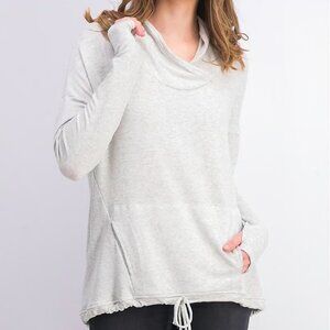Ink Love and Peace Women Ailsa Drawstring Hem Knit Top P1349